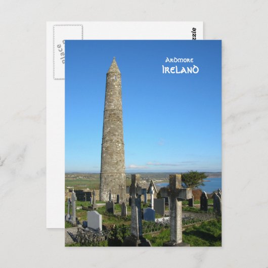 Briefkaart van St. Declan (Voorkant / Achterkant)