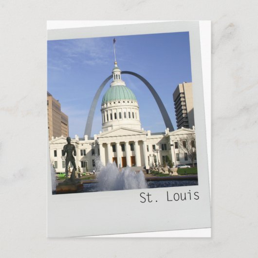 Briefkaart van St. Louis (Voorkant)
