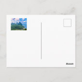 Briefkaart van St. Lucia Pitons (Achterkant)