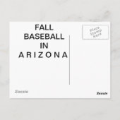 Briefkaart van Stadium Salt River Fields (Achterkant)