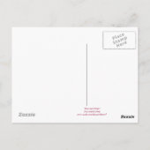 Briefkaart van sterren en strips (Achterkant)