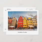 Briefkaart van Stockholm (Voorkant / Achterkant)