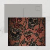 Briefkaart van suikerriet en van Rozen (Voorkant / Achterkant)