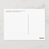 Briefkaart van tapijttapijten (Achterkant)