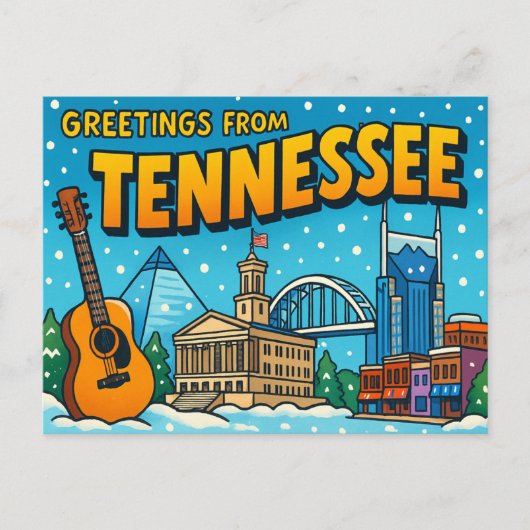 BRIEFKAART VAN TENNESSEE (Voorkant)