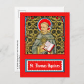 Briefkaart van Thomas Aquinas (VVP 002) (Voorkant / Achterkant)
