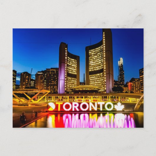 BRIEFKAART VAN TORONTO (Voorkant)