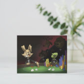 Briefkaart van Tortoise en Hare (Staand voorkant)