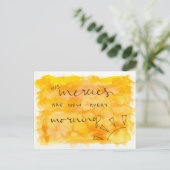 Briefkaart van transacties (Staand voorkant)
