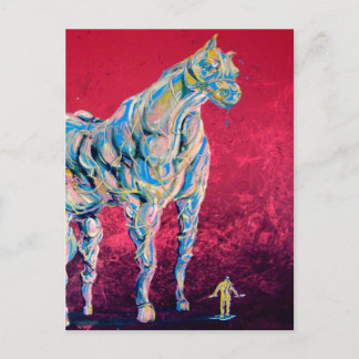 Briefkaart van Veiny Horse