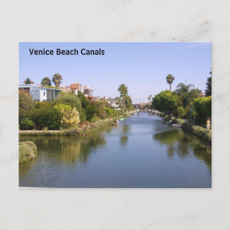 Briefkaart van Venice Beach Canals