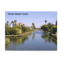 Briefkaart van Venice Beach Canals