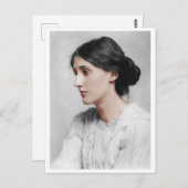 Briefkaart van Virginia Stephens Woolf (Voorkant / Achterkant)