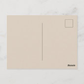Briefkaart van vlinder (Achterkant)