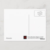 Briefkaart van vlinder (Achterkant)