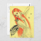 Briefkaart van vlindergeheimen (Voorkant / Achterkant)