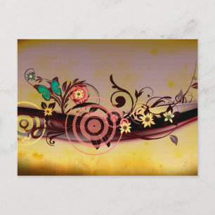 Briefkaart van voorjaarsexplosie