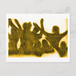 Briefkaart van vreugde