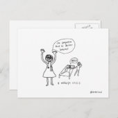 briefkaart van vroedvrouw (Voorkant / Achterkant)