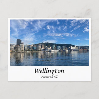 Briefkaart van Wellington, Nieuw-Zeeland