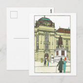  Briefkaart van Wenen Josefsplatz (Voorkant / Achterkant)