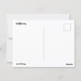 Briefkaart van wilde bloemen