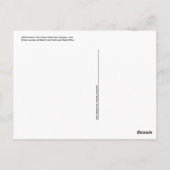 Briefkaart van wilde paarden (Achterkant)