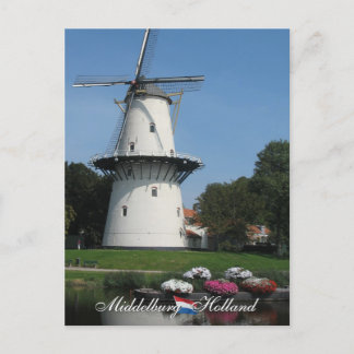 Briefkaart van Windmill Middelburg