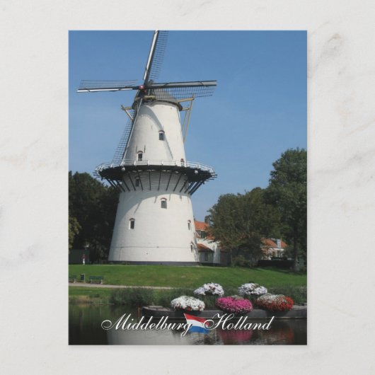 Briefkaart van Windmill Middelburg (Voorkant)