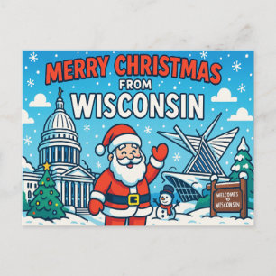 BRIEFKAART VAN WISCONSIN