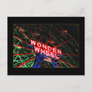 Briefkaart van Wonder Wheel Neon (Coney Island, NY