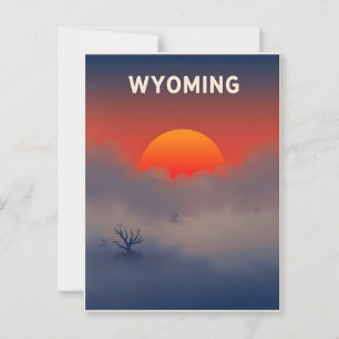  Briefkaart van Wyoming