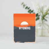 Briefkaart van Wyoming (Staand voorkant)