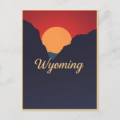 Briefkaart van Wyoming (Voorkant)