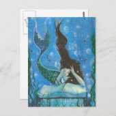 Briefkaart van Zeemeermin (Voorkant / Achterkant)