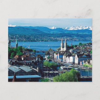 Briefkaart van Zürich
