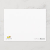 briefkaart "veel boter bij elkaar" (Achterkant)