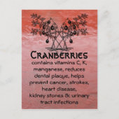 briefkaart veenbessen (Voorkant)