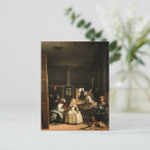 Briefkaart Velazquez Las Meninas (Staand voorkant)