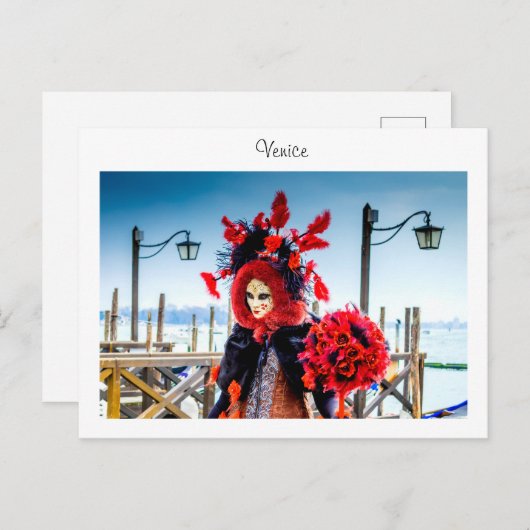 Briefkaart Venetië, Italië (Voorkant / Achterkant)