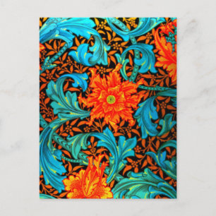 Briefkaart- verbinding/Mode-William Morris 12 Briefkaart