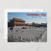 Briefkaart Verboden stad (Voorkant / Achterkant)