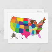 Briefkaart Verenigde Staten van Amerika (Voorkant / Achterkant)