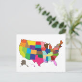 Briefkaart Verenigde Staten van Amerika (Staand voorkant)