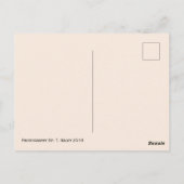 Briefkaart vergeten nummers (Achterkant)