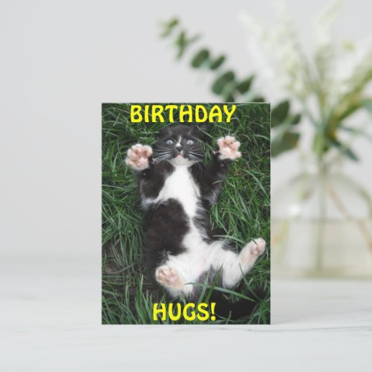 Briefkaart Verjaardagsknuffels (Staand voorkant)