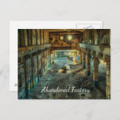 Briefkaart verlaten fabrieksafval (Voorkant / Achterkant)