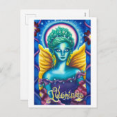 Briefkaart verlichten (Voorkant / Achterkant)