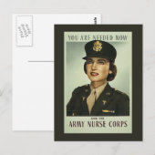 Briefkaart verpleegkorps (Voorkant / Achterkant)