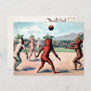 Briefkaart Victoriaans draagtaarten